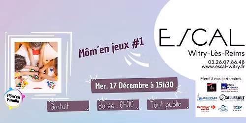 M\u00f4m'en jeux#1 : Jeux en famille