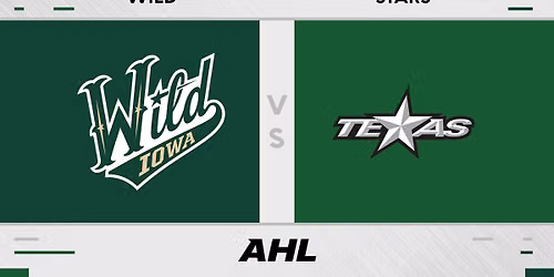Iowa Wild at Texas Stars at HEB Center at Cedar Park