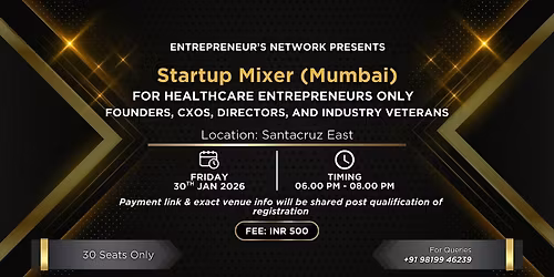 HealthCare Startup Mixer (Mumbai)