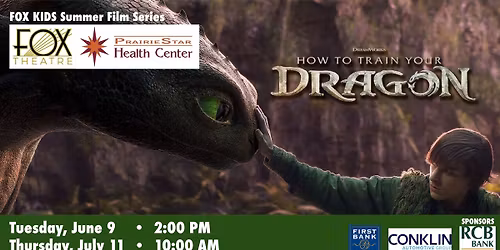 Fox Kids Summer Film Series: How To Train Your Dragon