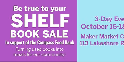 2nd Annual Book Sale in support of The Compass Food Bank