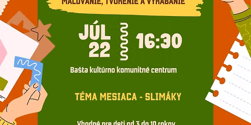 Kreat\u00edvne dielne pre deti - slim\u00e1ky