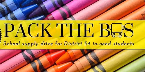 Pack the Bus School Supply Drive