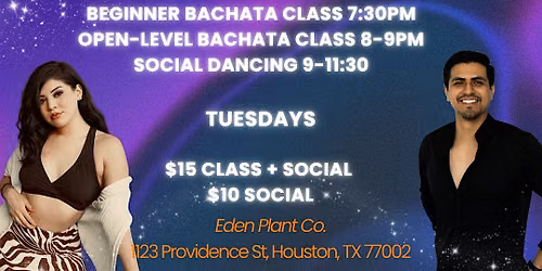 Noche de Baile Latin Social Club at Eden Plant CO.