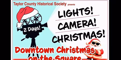 Perry FL Downtown Christmas on the Square lights! camera! Christmas!