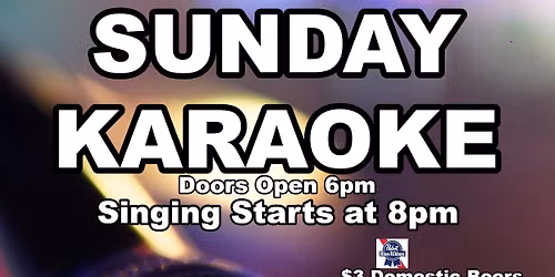 Sunday Karaoke at Friends On The Hill