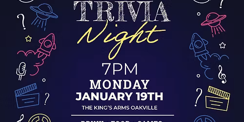Trivia Night Fundraiser for Oakville Hospital Volunteer Association 