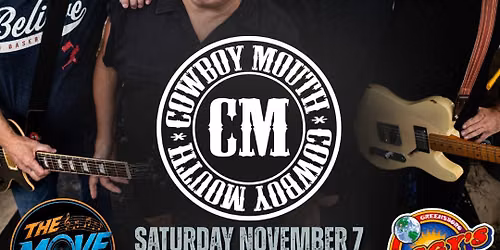COWBOY MOUTH | 11\/7\/26 | THE MOVE (formerly Ziggy's Greensboro)