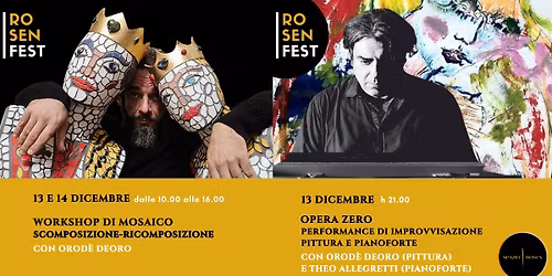 1a TAPPA del ROSEN | FESTIVAL - 13 e 14 DICEMBRE