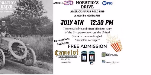 America 250- Horatio's Drive Showing at the Camelot Theater