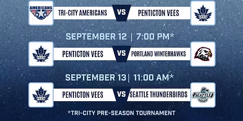 Penticton Vees at Portland Winterhawks at Veterans Memorial Coliseum - Portland