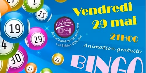 BINGO DU PRINTEMPS - CHEZ ANTON'