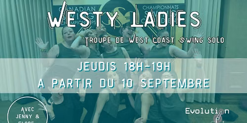 Troupe de West Coast Swing - WESTY LADIES