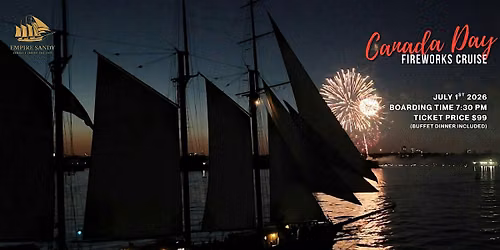 Canada Day Fireworks Cruise