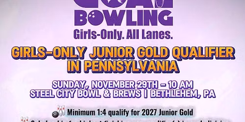 Girls-Only Junior Gold Qualifier - Pennsylvania
