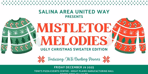 Mistletoe Melodies - Ugly Christmas Sweater Edition