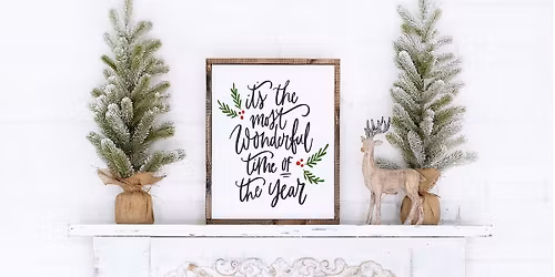 Sip & Paint Christmas and Holiday Signs at MC Bar &Grill