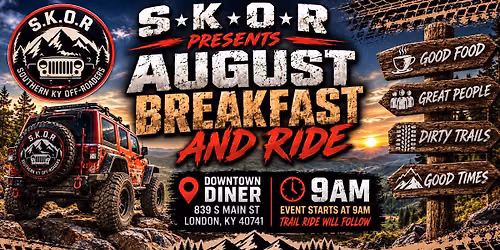 SKOR - August Breakfast and ride 