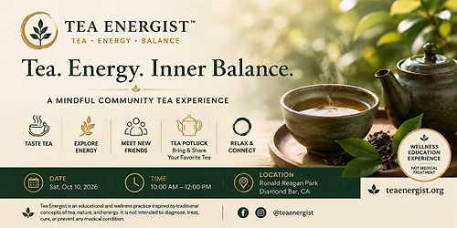 Outdoor Tea Potluck & Community Gathering \u2014 FREE!