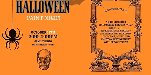 Halloween paint night