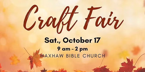 Annual Fall Craft Fair
