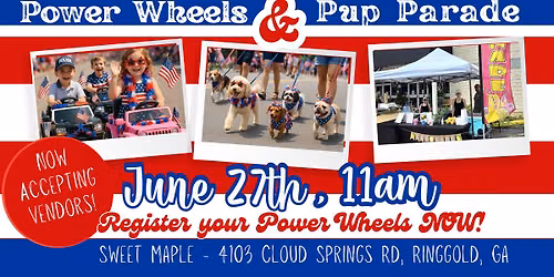 Patriotic Power Wheels & Pup Parade