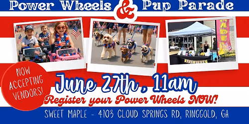 Patriotic Power Wheels & Pup Parade