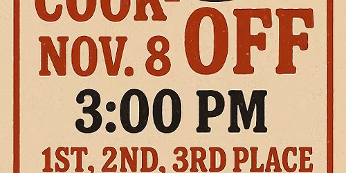 Chili \ud83c\udf36\ufe0f Cook-off 