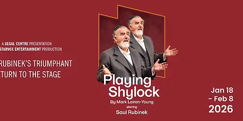 Playing Shylock at Flato Markham Theatre