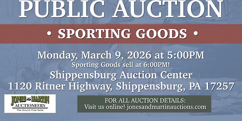 Public Auction: Sporting Goods!