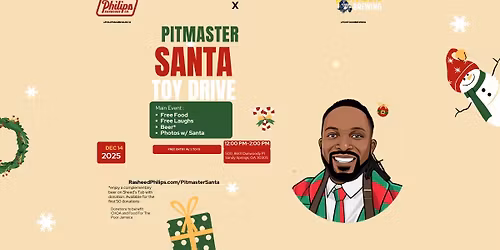 7th Annual Pitmaster Santa Toy Drive at Pontoon Brewing Company