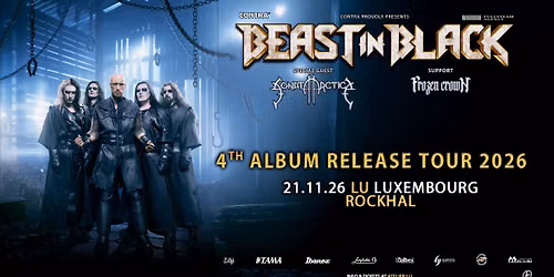 Beast In Black + Sonata Artica + Frozen Crown I Luxembourg