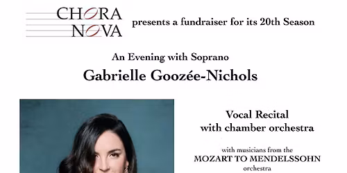 Gabrielle Gooz\u00e9e-Nichols IN RECITAL with chamber orchestra
