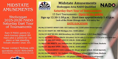 Sheboygan Tour of Tournaments- Walkabout