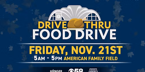 CBS 58 Thanksgiving Drive-Thru Food Drive