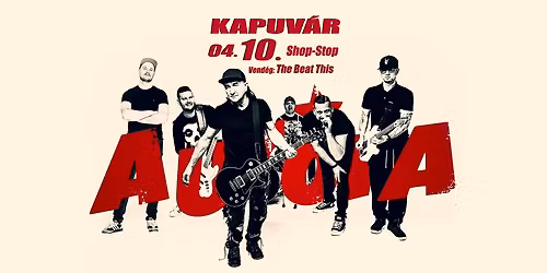AURORA koncert \u2605 04. 10 Kapuv\u00e1r Shop-Stop Vend\u00e9g: The Beat This