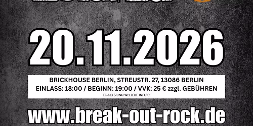Berlin - Break Out Rock 20.11.2026