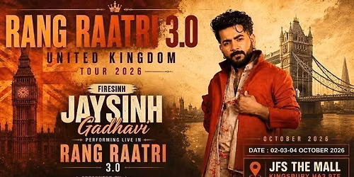 Rang Ratri 3.0 with Jaysinh Gadhvi (Sunday - 4th Oct)