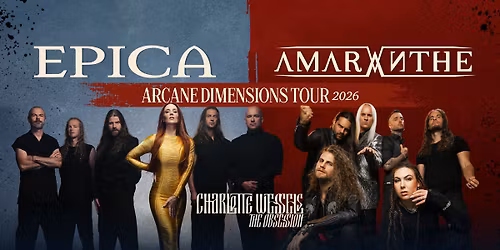 EPICA & AMARANTHE - Arcane Dimensions Tour | PRAHA - F\u00f3rum Karl\u00edn