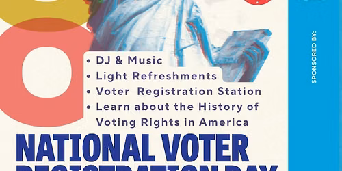 \ud83d\uddf3\ufe0fGET UP & VOTE! \u2013 National Voter Registration Day