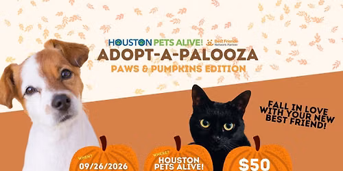 Pet Adoption Event: HPA!'s Adopt-A-Palooza