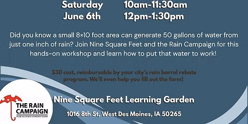 Rain Barrel Workshop