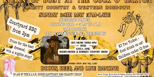 Kickin' Up Dust!:  Country & Western Charity Hoedown \ud83e\udd20 The Cock O'Barton