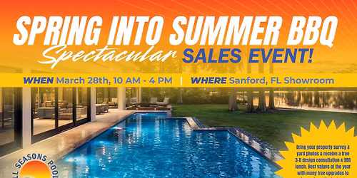 All Seasons Pools Spectacular Sales Event!