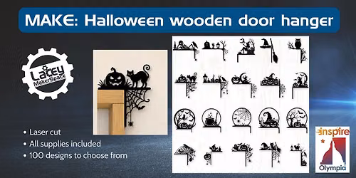 MAKE: Halloween wooden door hangers