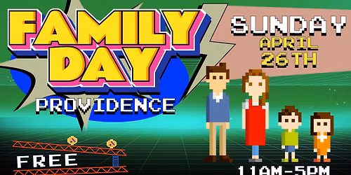 Providence Freeplay Family Day - Sunday April 26th