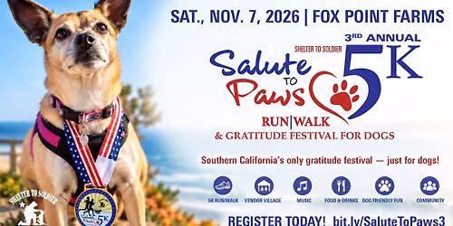 Salute to Paws 5K & Gratitude Festival for Dogs