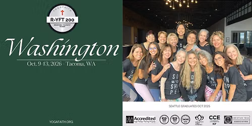 YogaFaith Tacoma 2026 Miracle Immersion and 200 hour Teacher Training 