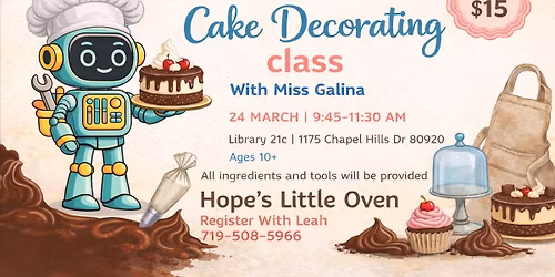 Cake Decorating Class with Miss Galina