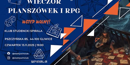WIECZ\u00d3R PLANSZ\u00d3WEK I RPG W SPIRALI